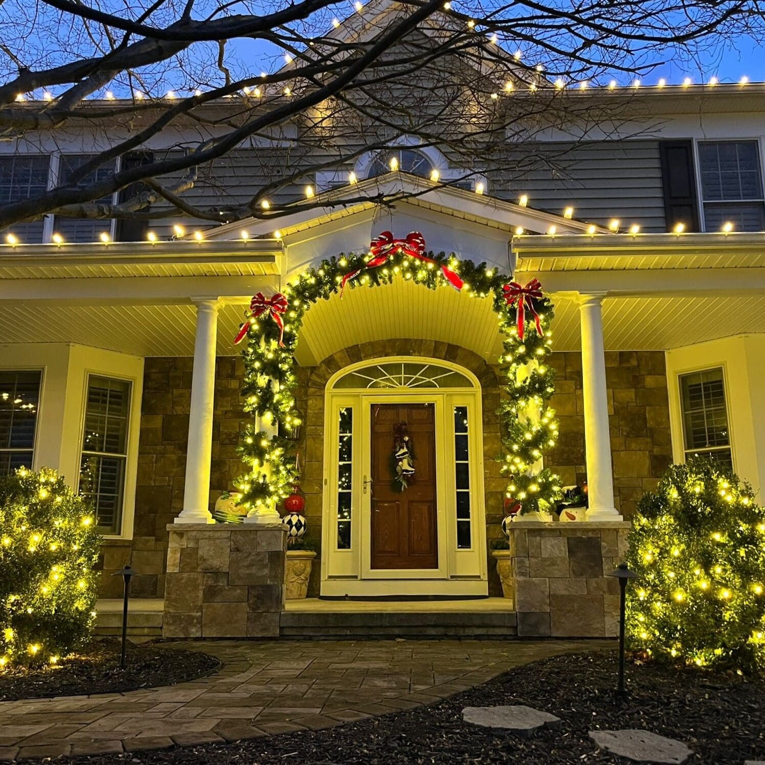 Holiday Lighting Installation Pittsford, NY